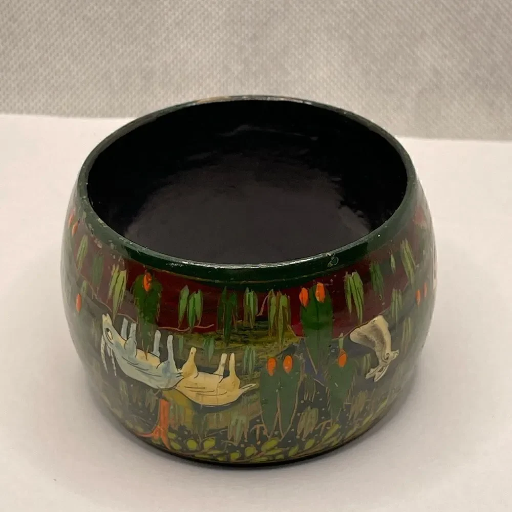 Vintage bangle wood hand paint